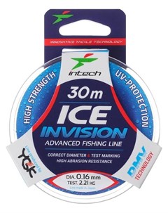 Леска Invision Ice Line 0 16 30 м Intech
