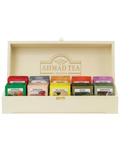 Чай Ahmad Ахмад Contemporary набор в деревянной шкатулке 10 вкусов по 10 пакетиков по 2 г Z583 1 Ahmad tea