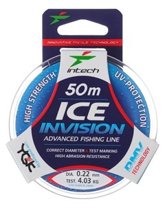 Леска Invision Ice Line 0 22 50 м Intech