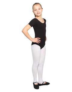Купальник гимнастический с коротким рукавом размер 38 цвет чёрный Grace dance