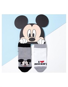 Набор носков микки маус 2 пары 12 14 см Disney