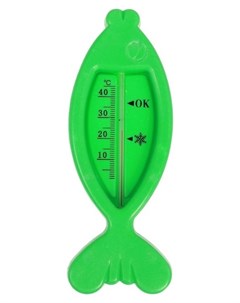 Термометр для ванной Рыбка цвет зелёный Крошка я
