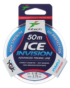 Леска Invision Ice Line 0 18 50 м Intech