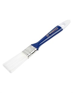 Кисть плоская искусственная белая щетина пластиковая ручка 1 25 мм Tundra