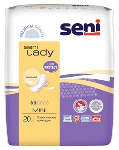 Урологические прокладки Lady Mini 20 шт Seni