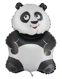 Шар фольгированный 12 Панда для палочки Flexmetal