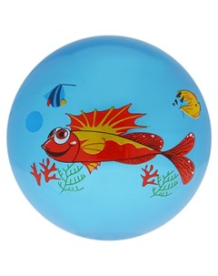 Мяч детский Дельфинчики D 25 см 60 г цвет синий Zabiaka