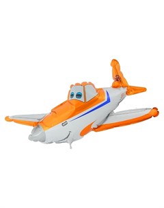 Шар фольгированный 12 Самолёт для палочки цвет оранжевый Flexmetal