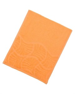 Полотенце махровое Волна размер 30х70 см цвет оранжевый 300 г м Донецкая мануфактура