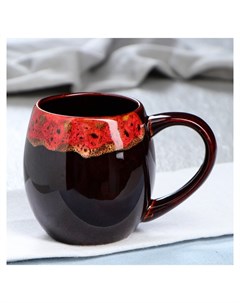 Чашка Бочонок 0 45 л Керамика ручной работы