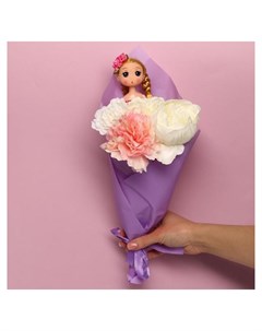 Букет с игрушкой Кукла роза Кнр игрушки