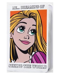 Обложка для паспорта Me Dreaming Of Seeing The World принцессы Disney