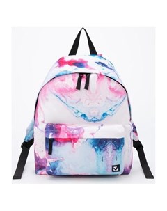 Рюкзак отдел на молнии наружный карман цвет разноцветный Aquarelle Brauberg