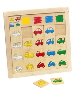 Игра детская деревянная Найди гараж Lam toys