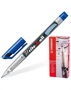 Маркер ручка перманентная Write синяя толщина письма 0 7 мм Stabilo