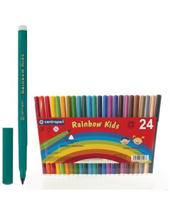 Фломастеры 24 цвета Rainbow Kids Centropen