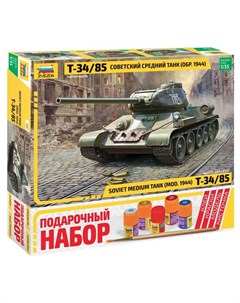 Сборная модель Советский средний танк Т 34 85 Zvezda