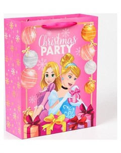 Пакет ламинат вертикальный Cristmas Party принцессы 31х40х11 5 Disney