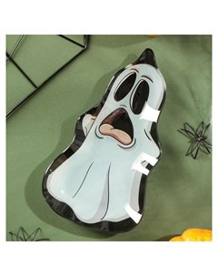Блюдо сервировочное Хэллоуин призрак 20 11 2 1 8 см Доляна
