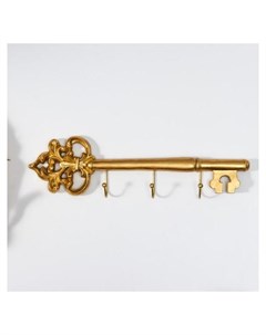 Крючки декоративные полистоун Ключ ажурный золото 9х3х31 5 см Nnb