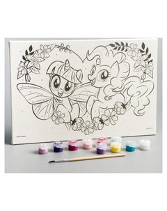 Картина по номерам Сердце My Little Pony 20 х 30 см Hasbro