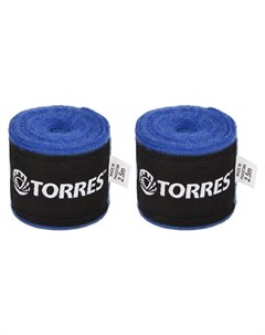 Бинт боксерский эластичный длина 2 5 м ширина 5 см 1 пара цвет синий Torres