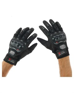 Перчатки для езды на мототехнике с защитными вставками пара размер XL черные Nnb