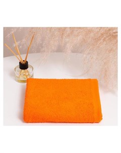 Полотенце махровое ника 50х80 см ярко оранжевый хлопок 100 300г м2 Счастье, когда он и она в удовольствие...