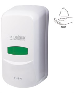 Диспенсер для мыла пены Laima Professional Classic наливной 0 6 л белый Abs пластик 606680 Лайма