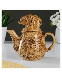 Чайник с крышкой Медведь 350мл Бирская керамика