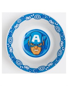 Салатник керамический детский Капитан америка мстители 360 мл 140мм Marvel comics
