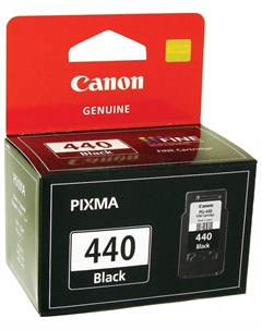 Картридж струйный PG 440 Pixma MG2140 PIXMA MG3140 PIXMA MG4140 черный оригинальный Canon