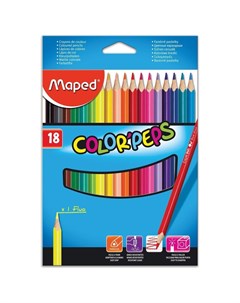 Карандаши цветные 18 цветов Color Pep s Maped
