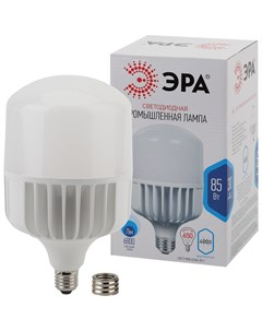 Лампа светодиодная ЭРА 85 650 Вт цоколи E40 E27 колокол нейтральный белый Эра энергия света