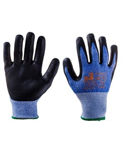 Перчатки защитные от порезов Jetasafety Jcn051 трикотаж 5кл цв синий р xl Jeta safety
