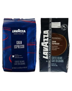 Кофе Gran Espresso в зернах средняя обжарка 1 кг Lavazza