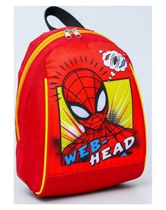 Рюкзак Человек паук 20 13 26 отд на молнии красный Marvel comics