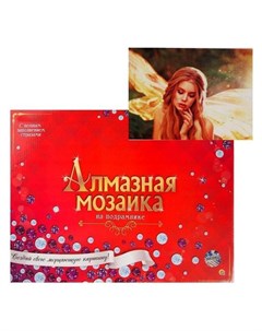 Алмазная мозаика 30х40см C подрамником с полным заполнением 30 цветов Красивая фея Рыжий кот (red cat toys)