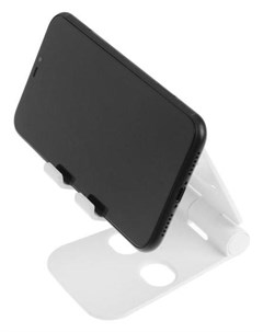 Подставка для телефона регулируемая высота силиконовые вставки белая мятая упаковка Nnb