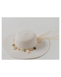 Шляпа женская Ocean размер 56 58 цвет белый Minaku