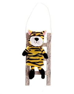 Мягкая игрушка Тигр на лестнице на подвесе Nnb