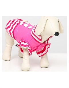 Курточка для собак с воланами размер 2 ДС 23 ош 26 ОГ 33 см розовая Nnb