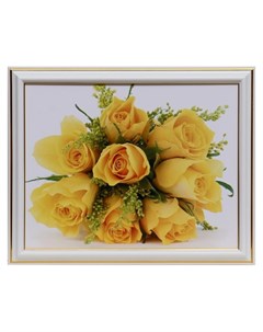 Картина Жёлтые розы 20х25 23 5х28 5 см Nnb