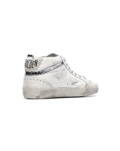 Golden goose deluxe brand кроссовки hi slide с эффектом крокодиловой кожи Golden goose deluxe brand