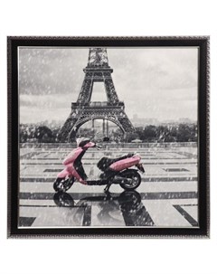 Картина велюр Романтический париж 46х46 см Nnb