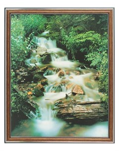 Картина Лесной водопад 35х28 31х38 см Nnb