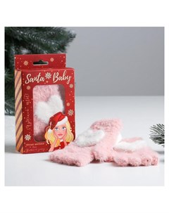 Теплые митенки в подарочной упаковке Santa Baby Beauty fox
