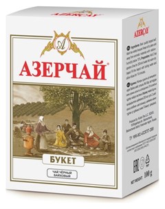 Чай букет чай черный листовой 100 г 234746 Азерчай