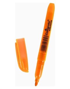 Маркер текстовыделитель скошенный 5 мм оранжевый Calligrata