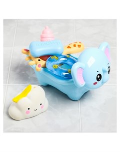 Набор игрушек для купания Ванночка слоник Крошка я